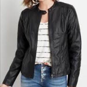 NWT Faux Leather Jacket